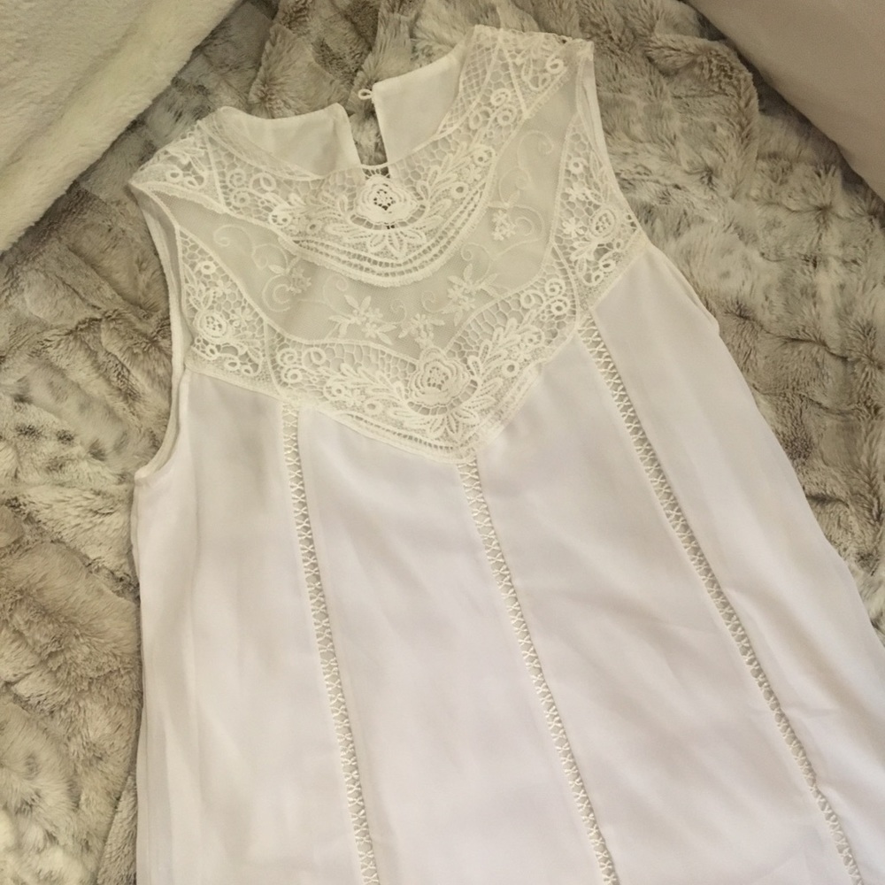 White Lace Summer Dress